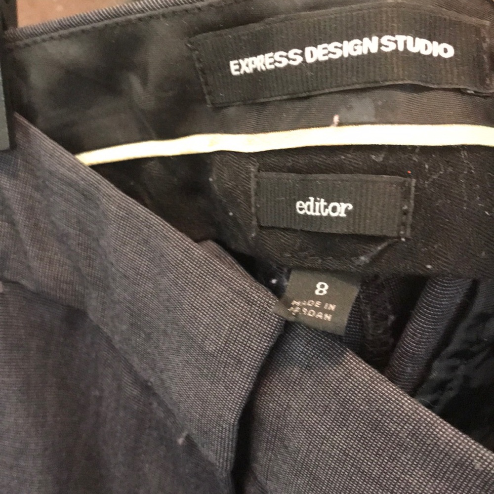 Gray Express Editor Pants - Picture 2 of 3